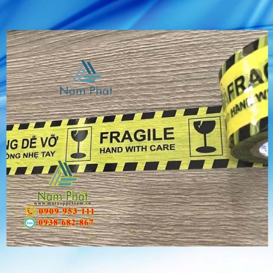 Băng Keo Dán Thùng, Băng Keo Hàng Dễ Vỡ